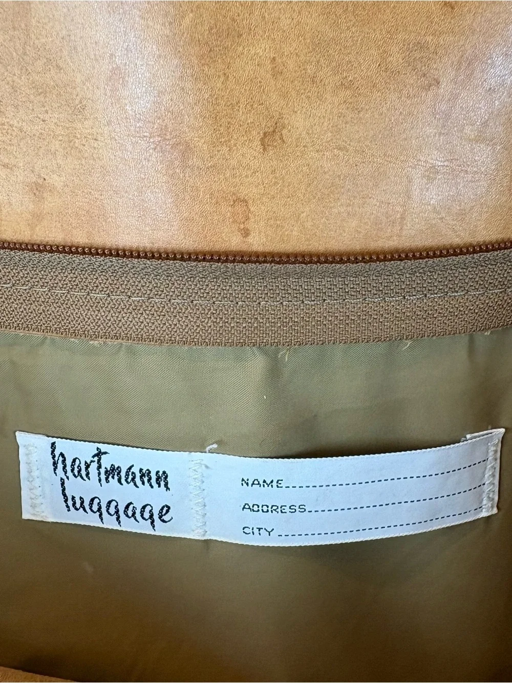 Vintage Hartmann All-Belting Leather Garment Bag